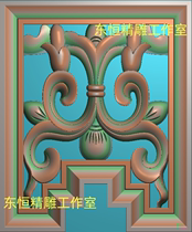 Fine Sculpture embossed Tuo-style Yang Flower Ancient Jianjian Jianjian Ecstasy Clip Flowers Deep Carved Hollowed-out Doors And Windows Foreign Flower Frame ZXAS3