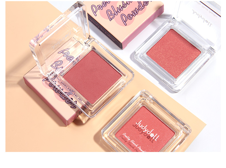 Cam Judydoll đơn sắc má hồng tự nhiên kéo dài không đánh dấu tấm Apricot quế nàng tiên cá - Blush / Cochineal má hồng morphe
