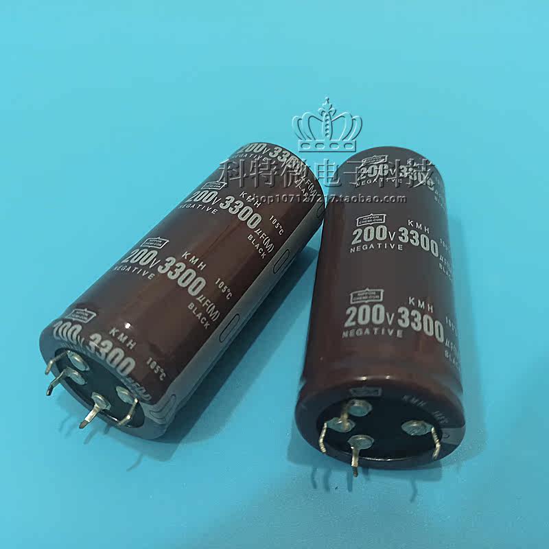 New Black Diamond electrolytic capacitor 200V3300UF 35X70 35X70 35X80 4 foot 4P spot supply