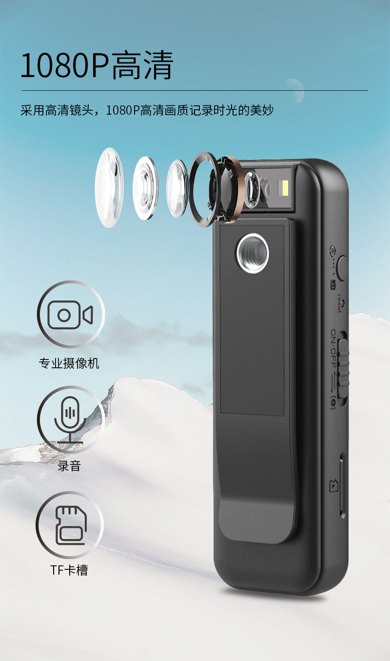 Новые товары WiFi hd CS09 с экрана экран ночное видение камеры конференция видео машина движение DV верховая езда автомобильный видеорегистратор      