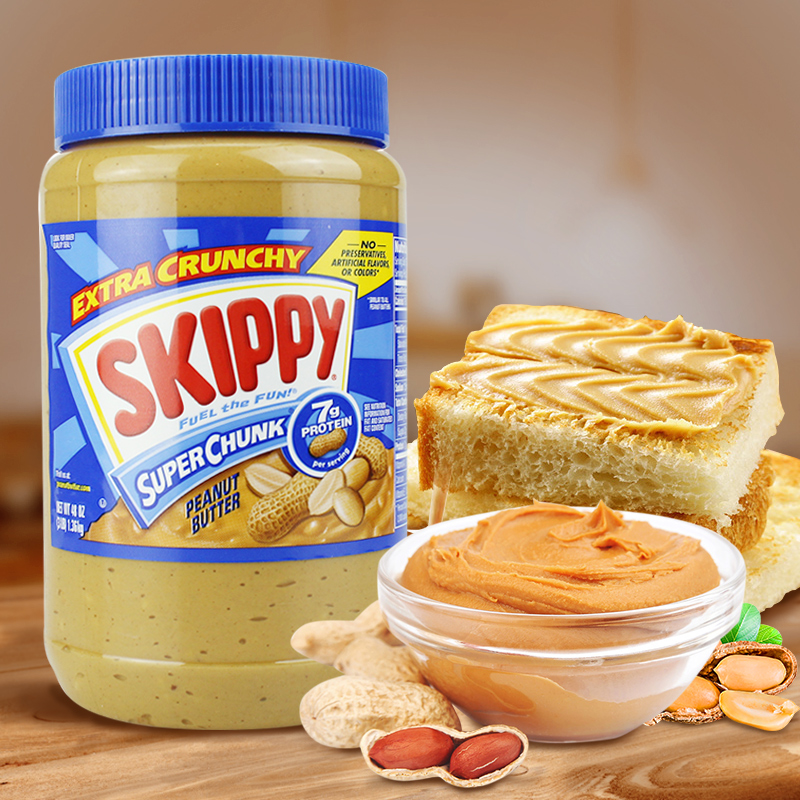 American Imported Peanut Butter SKIPPY All Season Treasure Coarse Grain Peanut Butter 1 36kg Peanut Dipping Sauce Hot Pot Seasoning