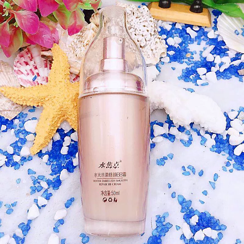 Kem dưỡng da Aqua Focus Water Shine Silky Repairing BB Cream Plant Skin Care Kiểm soát dầu Dưỡng ẩm Làm sáng da Che khuyết điểm - Kem BB