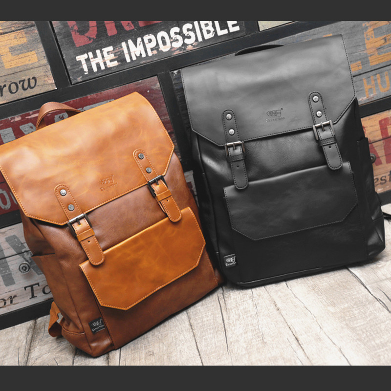 Korean version of men's and women's backpack casual simple schoolbag college student travel retro backpack tide brand fashion computer bag