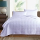 Khăn trải giường Hàn Quốc ba mảnh đơn giản Mỹ màu bông cotton bông quilted quilted bìa chăn bông đơn