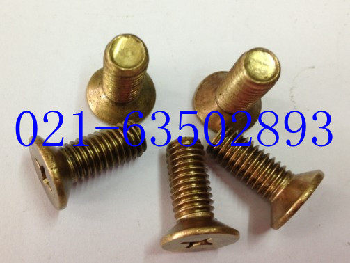Copper flat machine screw copper countersunk head cross screws GB819 M12X30-M12X70