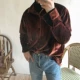 [JM] Phong cách retro của Anh, cashmere, mùa thu và mùa đông dày, ve áo ấm áp, phiên bản Hàn Quốc của áo sơ mi dài tay Nhật Bản, nam và nữ