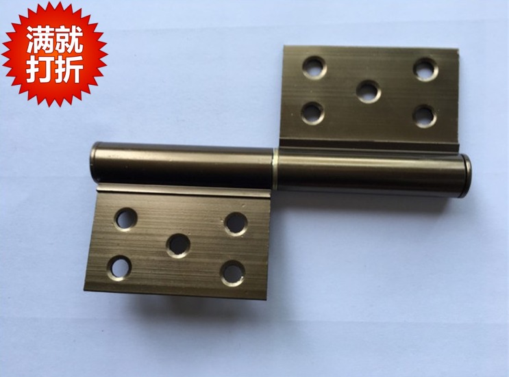 Aluminum alloy door flag hinge off and off hinge 4.5 inch bathroom door kitchen balcony with detachable hinge