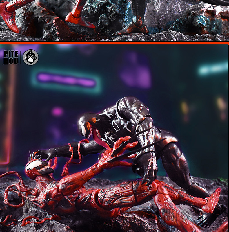 Куклы/ украшения/детали 复仇者联盟山口式shf红色屠杀蜘蛛侠漫威6寸可动毒液手办模型玩具 29534