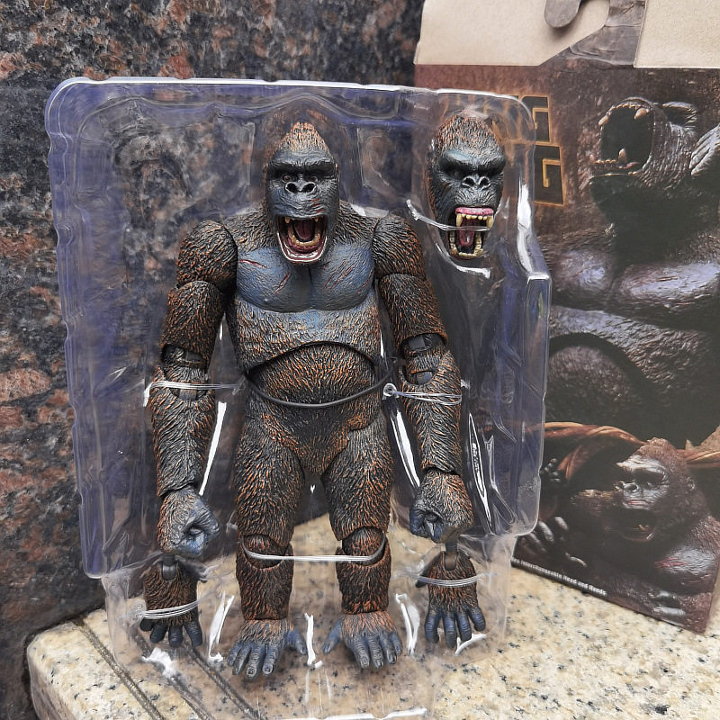 Куклы/ украшения/детали 哥斯拉大战金刚手办怪兽之王可动玩偶电影版红莲核能喷射模型摆件