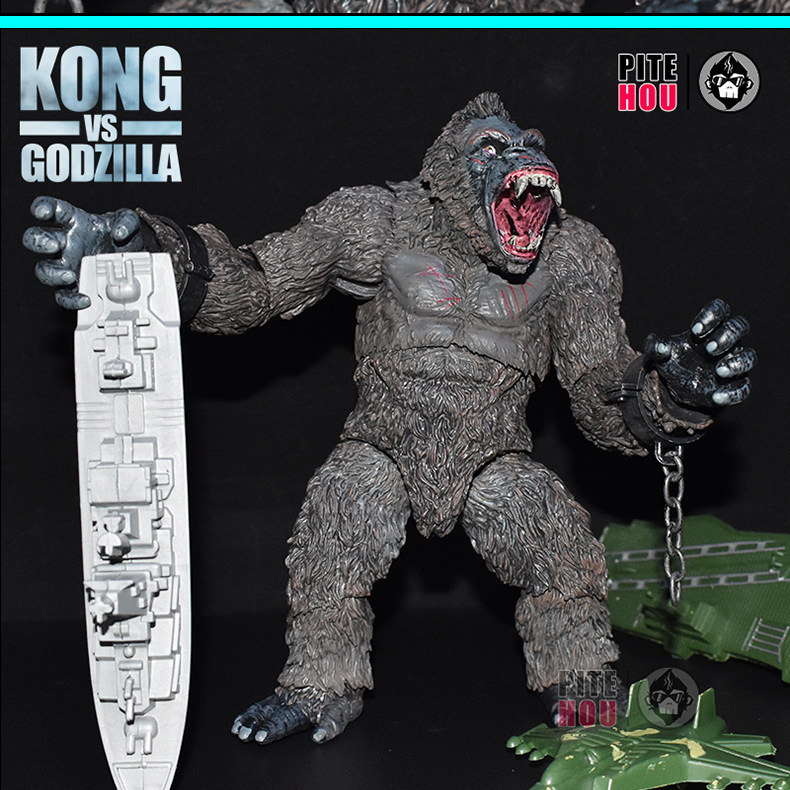 Куклы/ украшения/детали 哥斯拉大战金刚手办怪兽之王可动玩偶电影版红莲核能喷射模型摆件