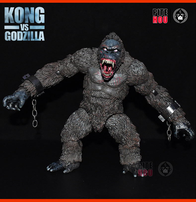 Куклы/ украшения/детали 哥斯拉大战金刚手办怪兽之王可动玩偶电影版红莲核能喷射模型摆件