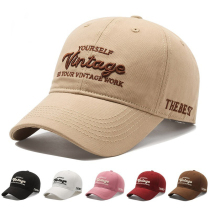 DILARA ROUJE sun protection peaked cap for men and women deepened and widened face-showing small soft top hat fashionable baseball cap