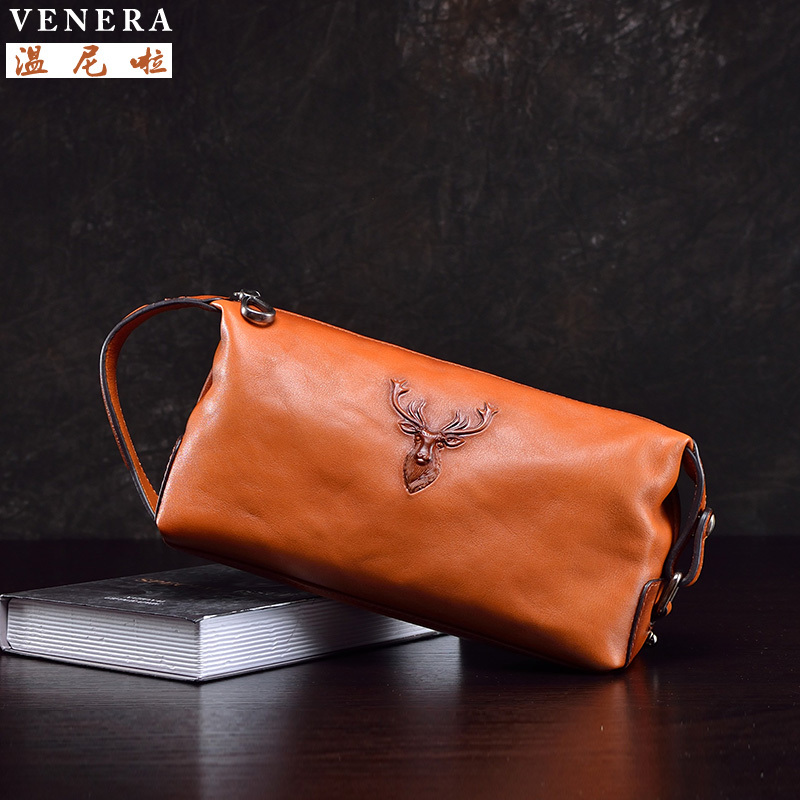 Men's Clutch Bag, Large Capacity Genuine Leather Handbag, Cowhide Clutch Bag, Soft Leather Business Casual Fashion New Style Trendy Men's Clutch Bag, Large Capacity Genuine Leather Handbag, Cowhide Clutch Bag, Soft Leather Business Casual Fashion New Style Trendy