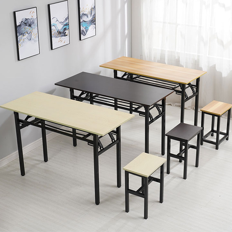 Folding table staff table computer table training table Guiyang desk office furniture long table conference table