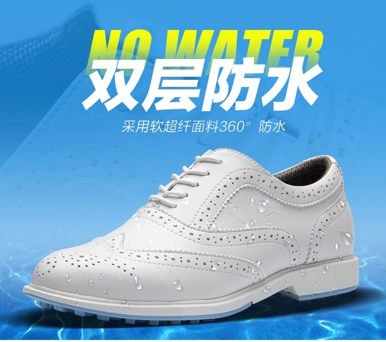 Spring and Summer Xfc Golf Shoes for Women, Waterproof, Breathable, Soft-Soled Sneakers, Non-Slip Casual Golf British Shoes