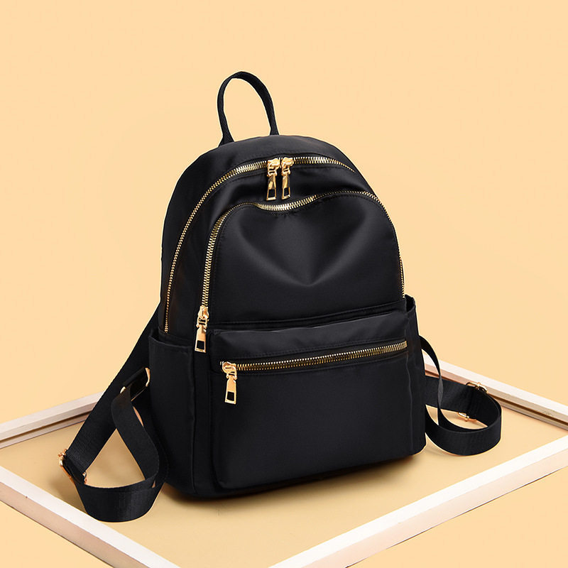 French MINGKING Double shoulder bag women 2023 new Oxford cloth Korean version Tidal Casual Fashion 100 Hitch A Little Backpack-Taobao