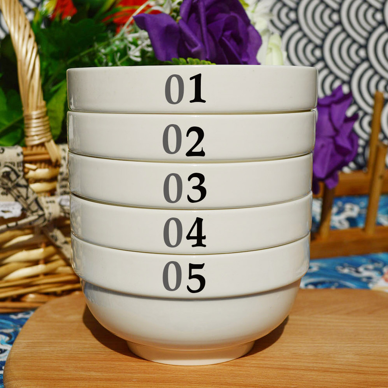 Corporate Employee Number Bowl, Engraved Bowl, Canteen Bowl, Company Unit Bowl, Ceramic Bowl, Dedicated Bowl