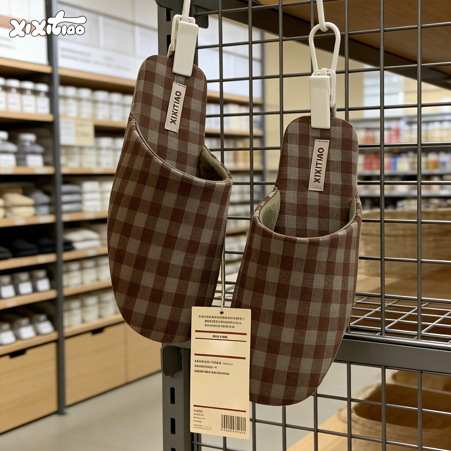 Thin Japanese style home fabric floor shoes for women