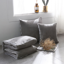 Crystal super soft tummy throw pillows are modern minimalist solid color office cushions by sofa pillow quilts for dual use