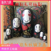 Russian doll 10-layer wooden pure hand-painted birthday gift environmental protection