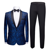 2020 show style fashion dress fancy mens party suit suit suit suit suit pair single West suit