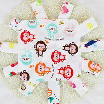 Puzzle soft baby handkerchief Baby cotton square handkerchief Childrens small towel Cotton milk towel handkerchief 5 pieces