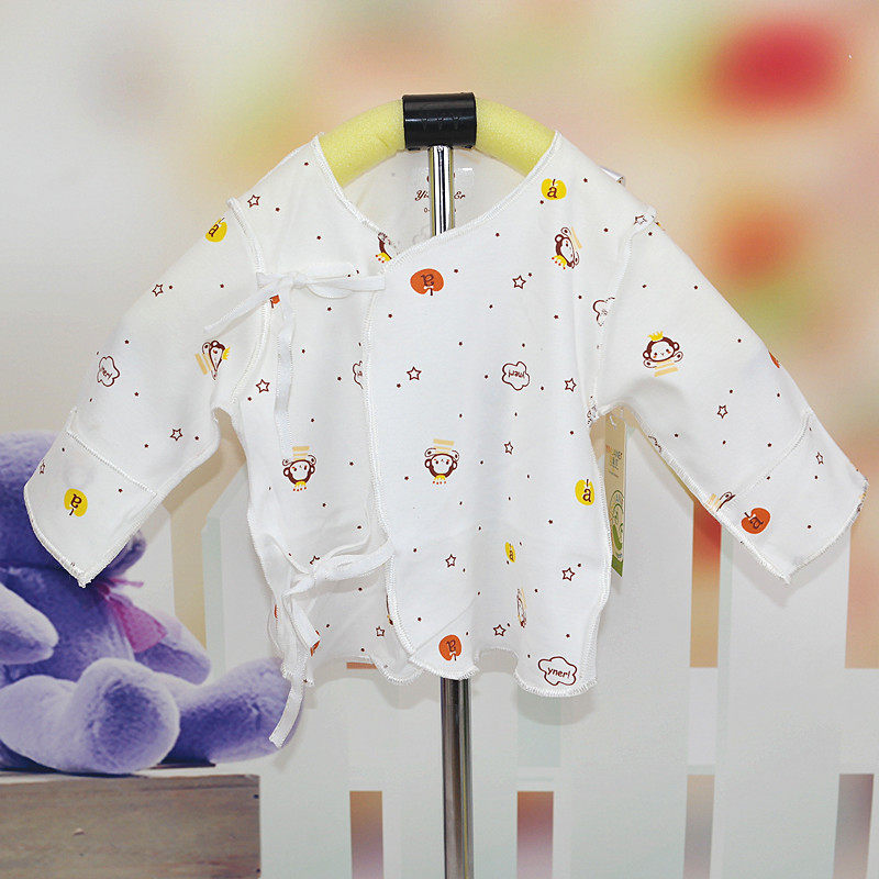 Full Cotton Newborn Autumn Clothes Children Dress Baby Half Back Laces Monk Served Pure Cotton Lace Underwear Boy Girl