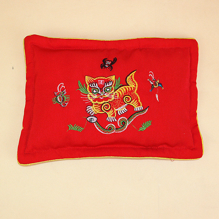 Baby pure cotton buckwheat pillow baby stereotyped pillow newborn correct anti - bias child pillow