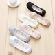 Vớ ren vớ nữ cotton mùa hè mỏng băng lụa nông miệng vô hình vớ silicone chống trượt vớ thấp để giúp vớ