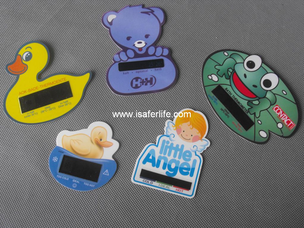 Random cartoon indoor thermometer baby baby bath temperature card children forehead temperature paste