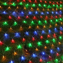  Waterproof 2*3 large outdoor net lights LED lights flashing lights fishing net lights lattice lights wedding room grass green belt decoration