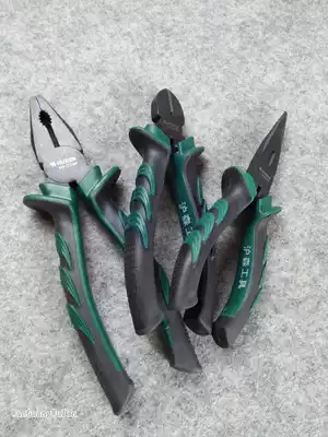 Husen hair black wire pliers 8 inch G wire pliers Flat mouth pliers VISE oblique mouth pliers Oblique mouth pliers Pointed mouth pliers