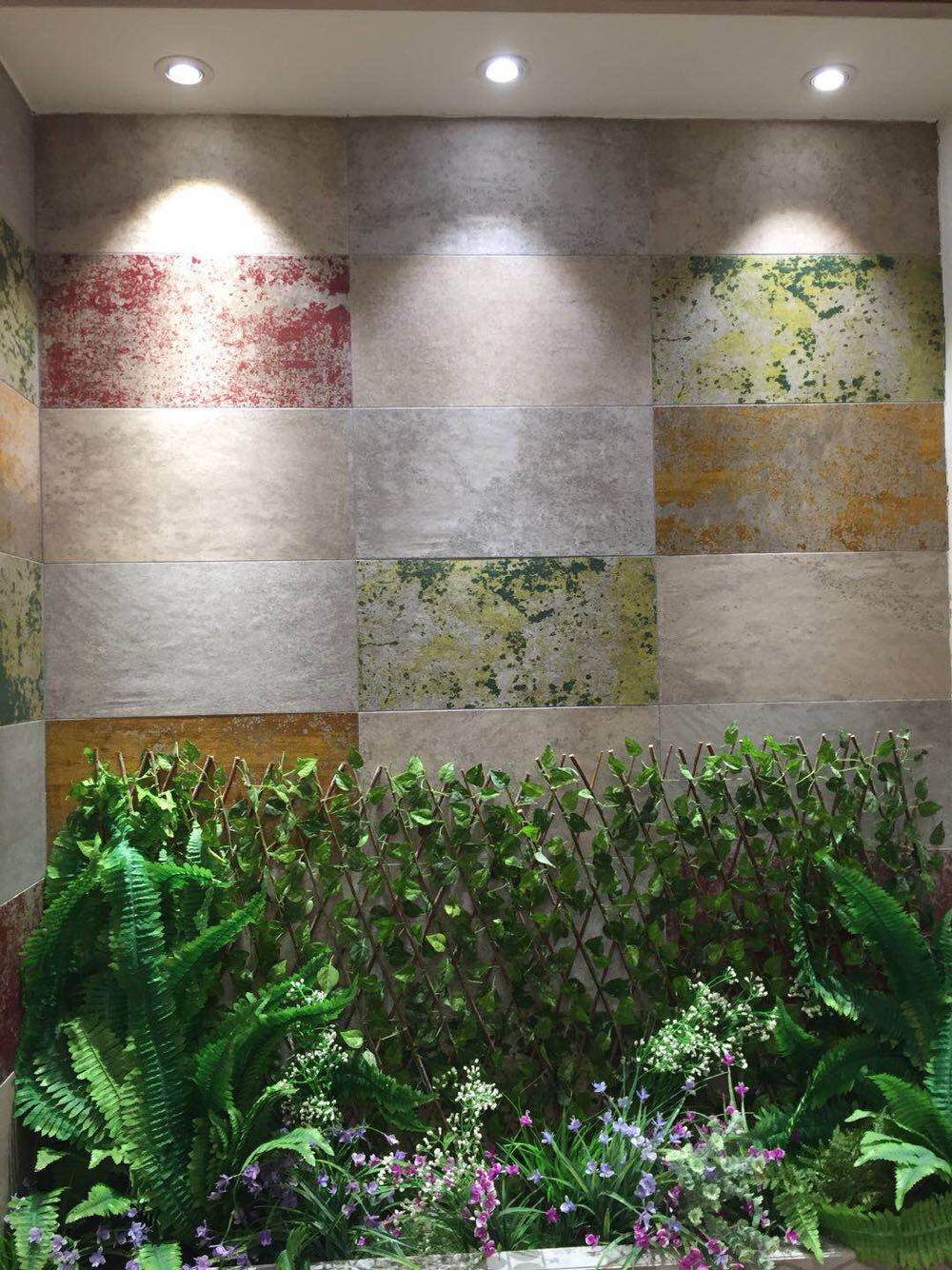 Spot Con Tuo Ceramics New Yaopu Gold Years Paint Imitation Stone Cloud-Like Hotel Restaurant Kitchen Kindergarten Wall Brick-Taobao