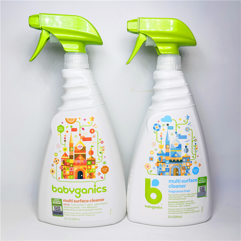 Gannik Baby Multi-Purpose Cleaning Liquid 946ml Children's Household Cleaning Agent Spray for Crawling Mats, Slides, and Toys Gannik Baby Multi-Purpose Cleaning Liquid 946ml Children's Household Cleaning Agent Spray for Crawling Mats, Slides, and Toys