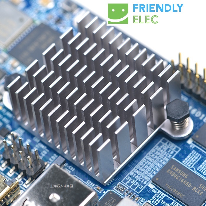 Heat sink is available with friendly NanoPC T2 smart4418 NanoPi NEO RK3399 development board R2S