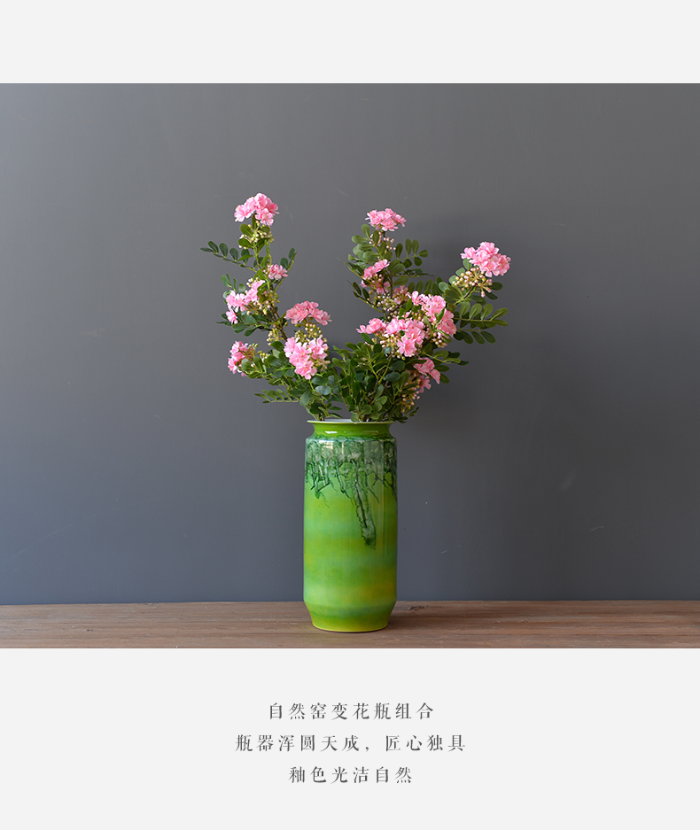 Mesa of ceramic vase retro nostalgia dried flower arranging flowers furnishing articles sitting room adornment that occupy the home TV ark decoration ideas