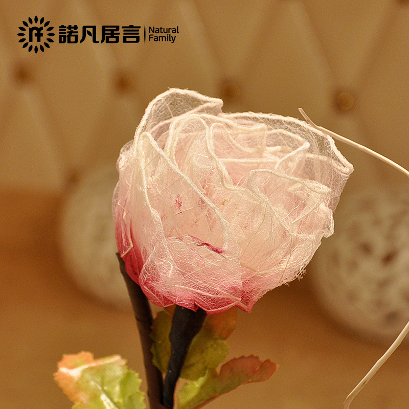 Household act the role ofing is tasted ceramic vase landing suit I and contracted decorate fake flowers, artificial flowers, veins dried flower simulation