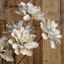 Nuofan Snow Lotus decorative flower fake flower simulation flower arrangement decoration floor dried flower home accessories Garden