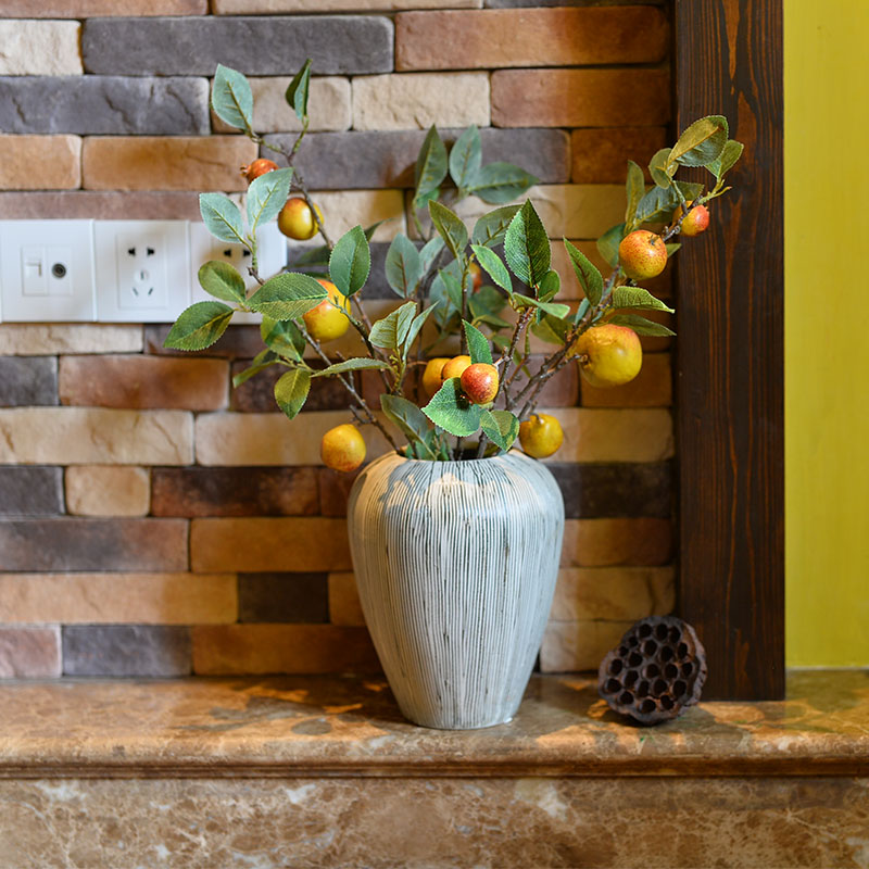 Mesa of jingdezhen ceramic vase restoring ancient ways is the sitting room the hotel villa clubhouse dried flower arranging flowers place flower decorations