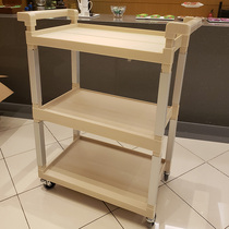 Rubbermaid American Lebome three-layer cart service car small food delivery car FG9T6571 genuine direct sales