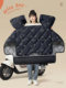 Electric Vehicle Windproof Cover, Winter Fleece-Lined and Thickened, Waterproof and Cold-Proof for Electric Motorcycles, Autumn and Winter Model