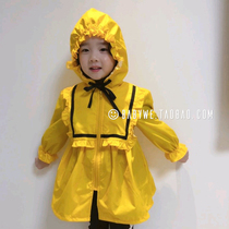 BabyWe Korean Childrens Kids Wear Kindergarten Girls Kindergarten Waterproof Light Princess Little Girl Bon