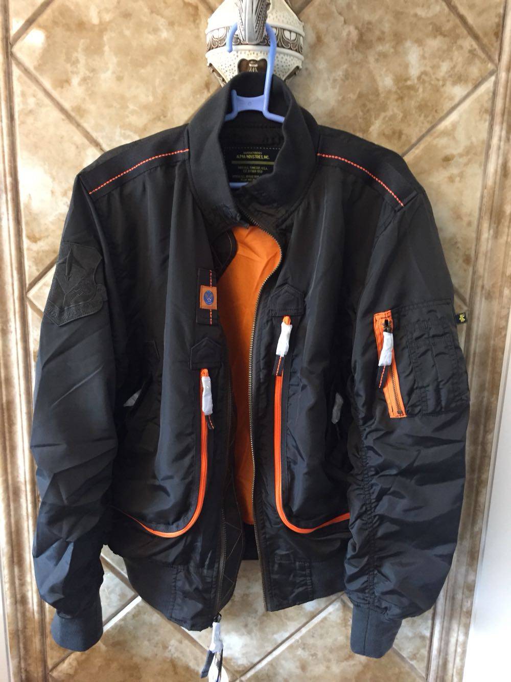 U.S. Air Force Jacket Richardson Alfa stand-up collar light retro spring and autumn thin jacket