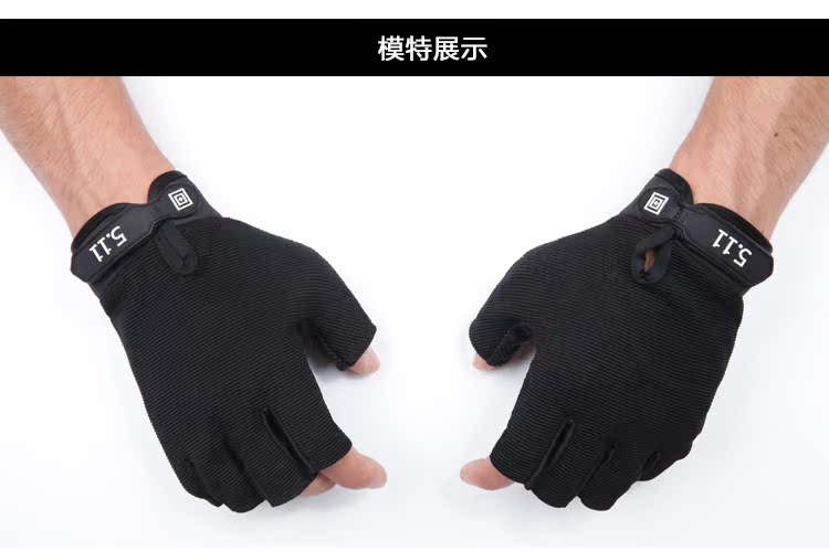 Những người đam mê quân sự ngoài trời chiến thuật chống trượt găng tay nửa ngón tay người đàn ông cưỡi lực lượng đặc biệt quạt quân đội cung cấp găng tay thể thao đeo găng tay chống nắng