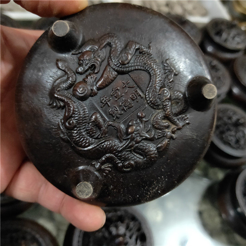 Imitation ancient bronze ware connoisseurre collection of bronzes bronzer bronze incense stove single price