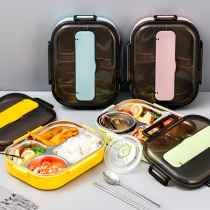 Shunfa 304 Stainless Steel Lunch Box Large Capacity Bento Dividant Student Office Clenary Meal Box