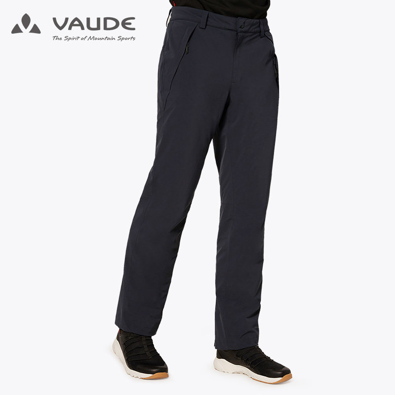 VAUDE 1138054 men and women's autumn and winter hiking ski windproof and rain-proof and warm clamping cotton vanguard trousers