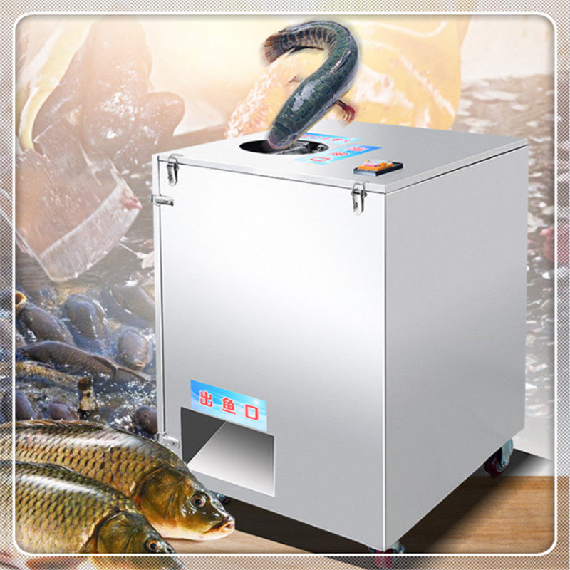 Asahi fish killing machine commercial automatic multi-function belly to fish scale killing god device automatic back killing machine