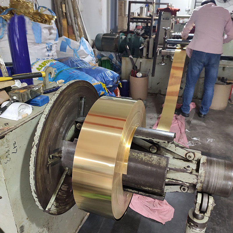 T2紫铜带磷铜带紫铜带加工红铜皮磷铜带合金铜材激光切割