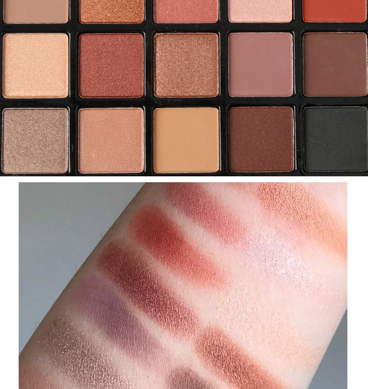 American Beauty Treats 25 màu phấn mắt màu đất mờ hoa hồng vàng lá phong đỏ bắt đầu trang điểm - Bóng mắt bảng mắt bh cosmetic